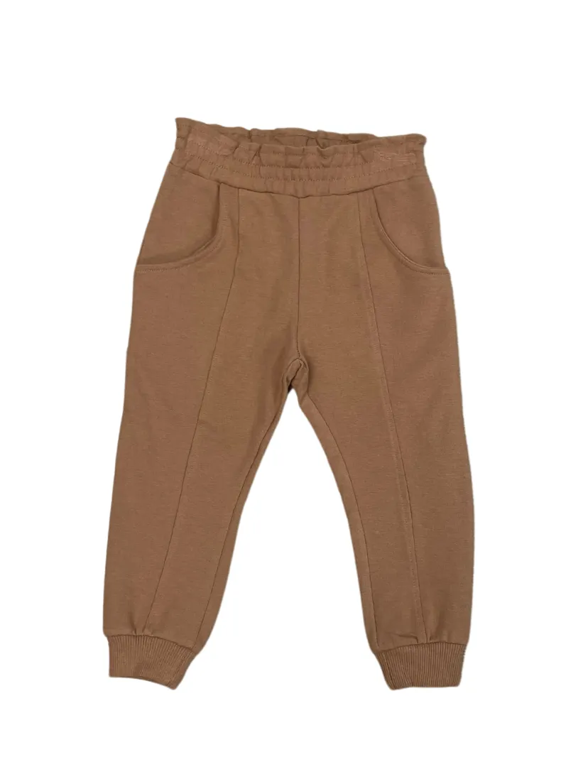 Jogging beige DIDI pour fille 2 à 6 ans