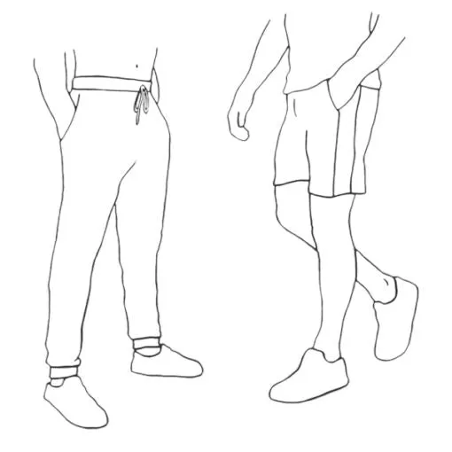 Jogging LE COUREUR Patron de couture pochette - Les Beaux Gosses