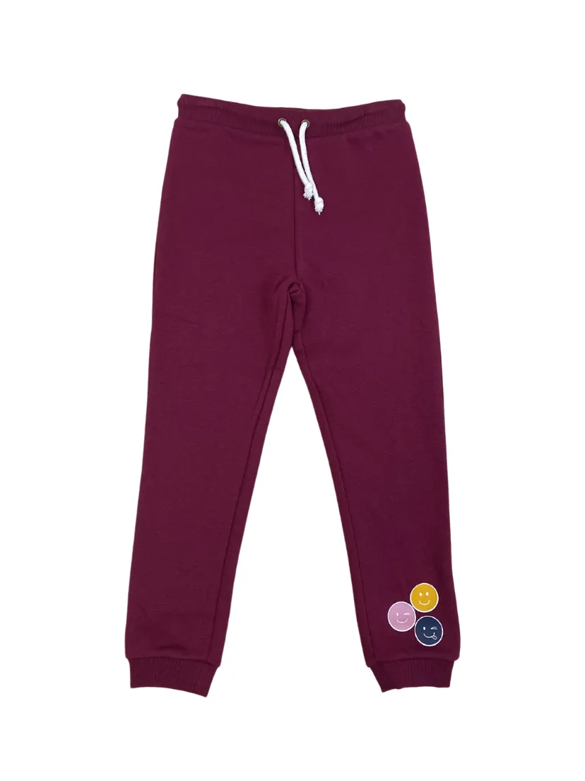 Jogging rouge DIDI pour fille 2 à 7 ans
