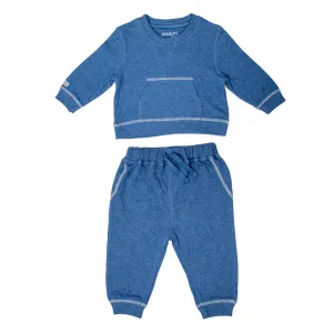 Juddlies - 2pc Jogger Set - Denim Fleck