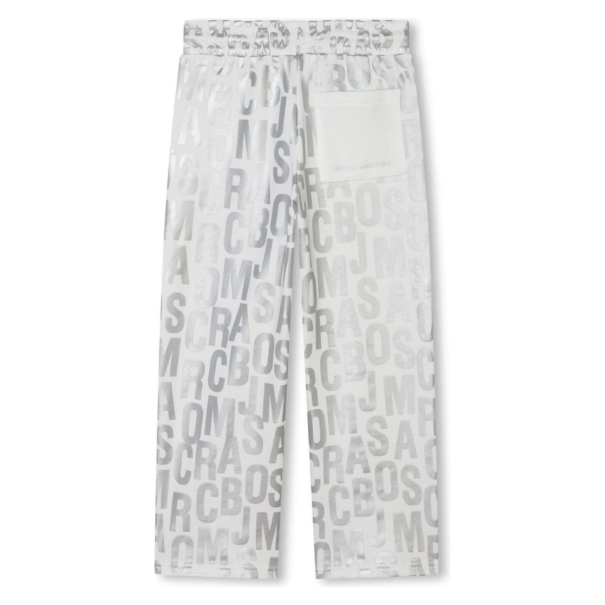 Jumbled Logo Silver Sweatspants