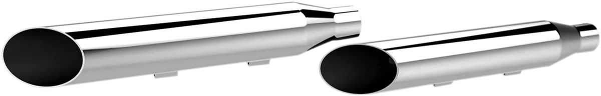 Khrome Werks 202395 3in. HP-Plus Slip-On Mufflers - Slash Cut - Chrome