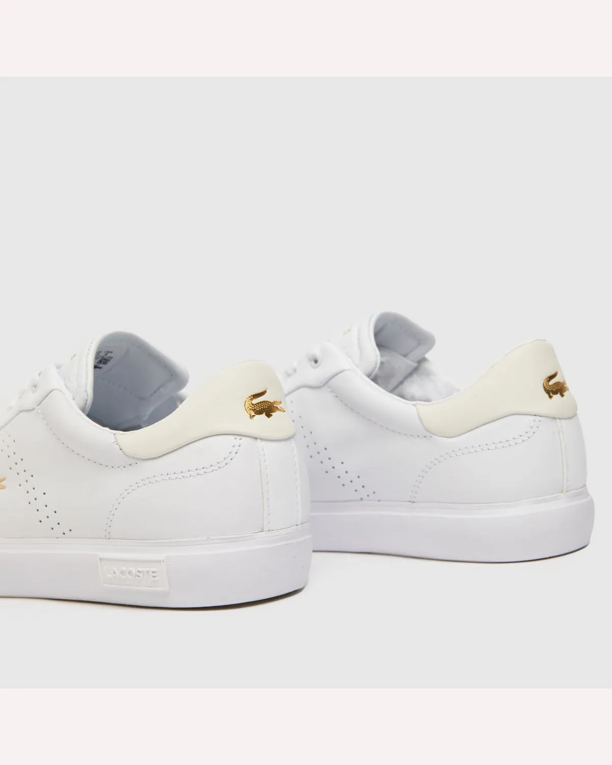 Lacoste Powercourt Sneaker - White/Gold