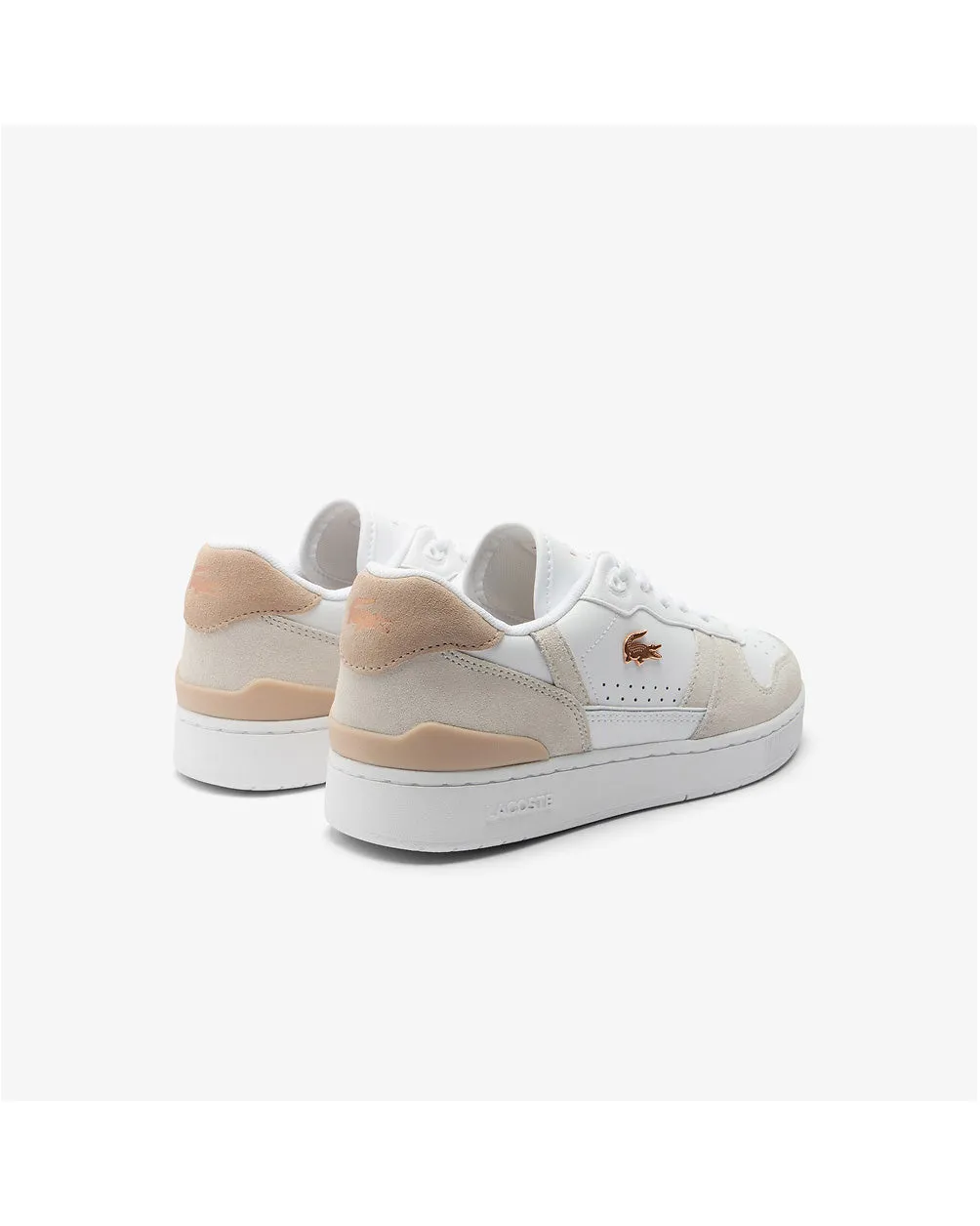 Lacoste T-Clip Set Sneaker - White & Light Pink