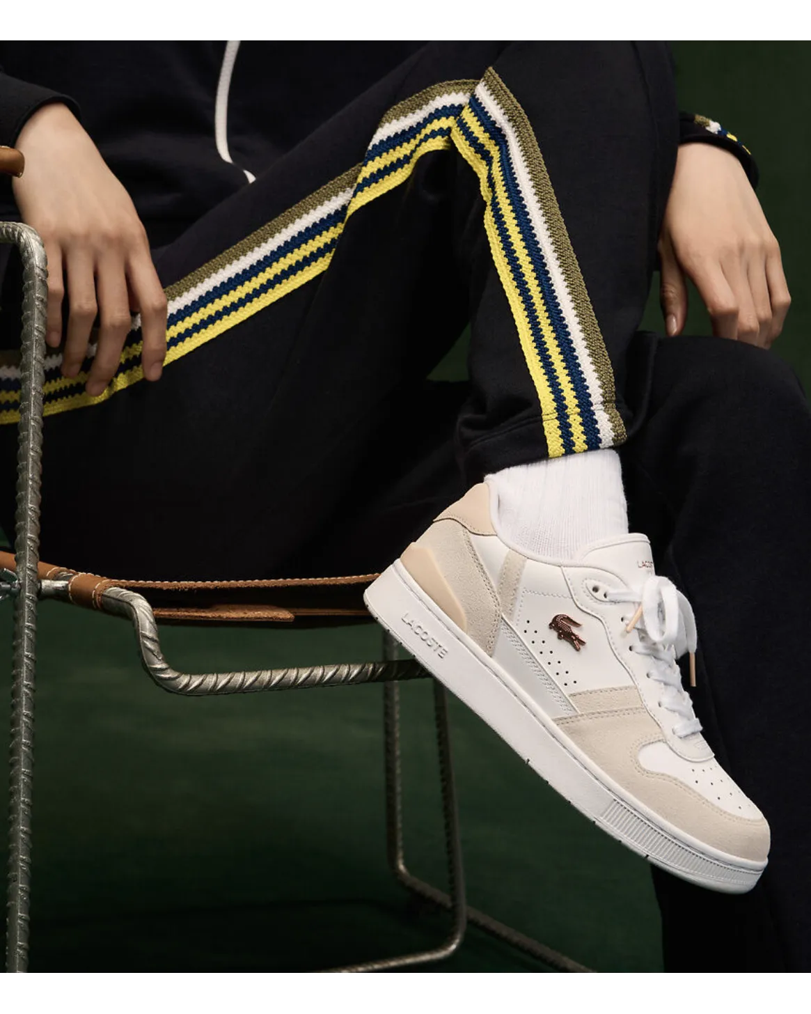 Lacoste T-Clip Set Sneaker - White & Light Pink