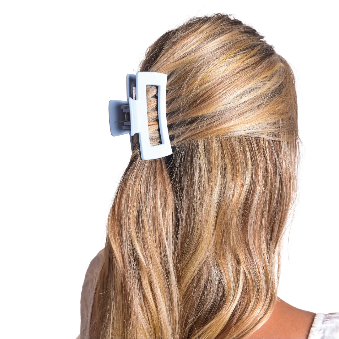 Leisure Collection 8.5cm Matte Jaw Clip Sky - Blue