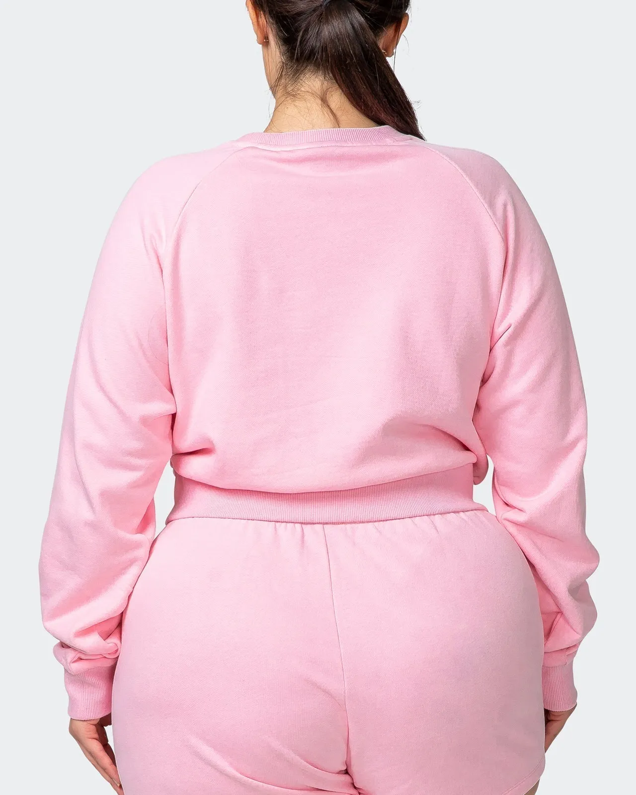 Leisure Cropped Sweat - Sherbet