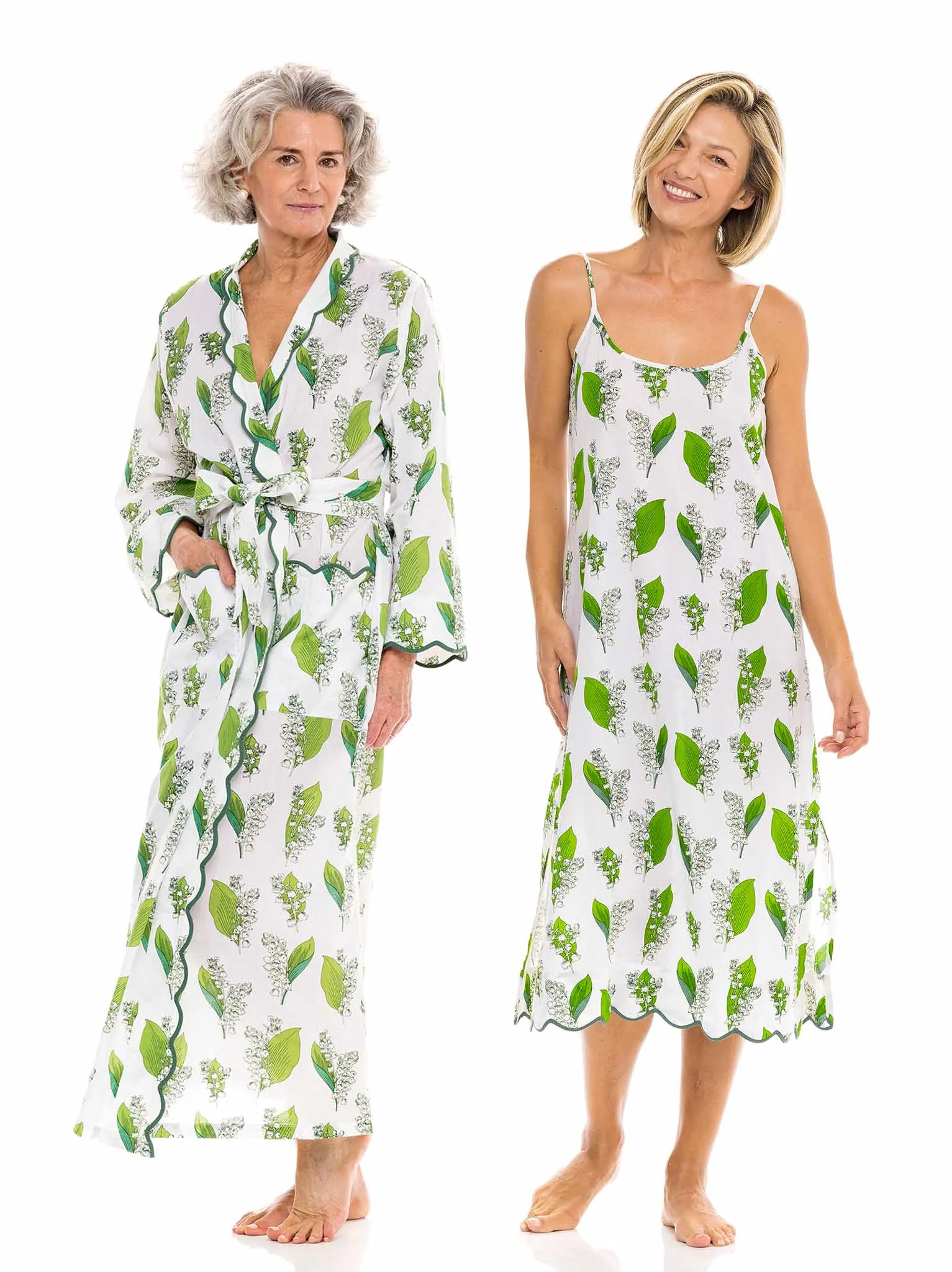 Lily Of The Valley Bundle: Classic Robe   Nightgown