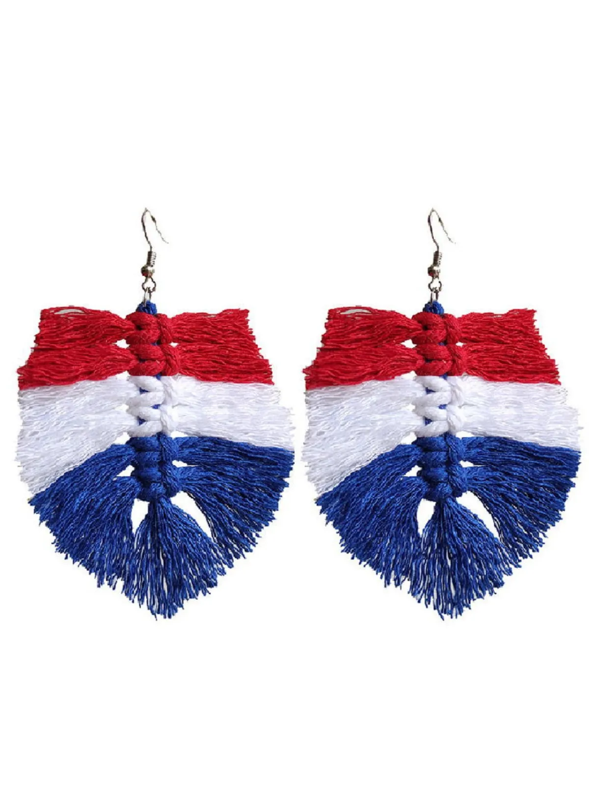 Little Miss America Fringe Earrings