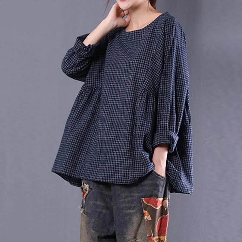 Loose Plaid Shirt
