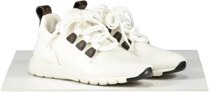 Louis Vuitton White / Monogram Aftergame Lace Up Trainers UK 3 EU 36