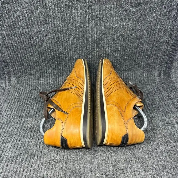 Magnanni Pueblo Low Casual Sneakers Shoes Brown Leather Lace Up Men’s 8.5 14804