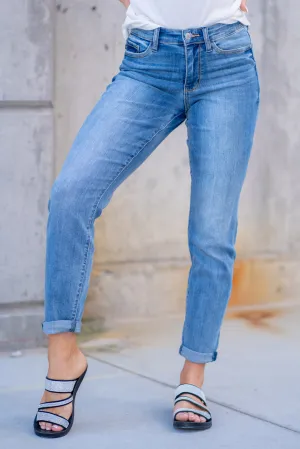 Marcelle Cuffed Hem Slim Regular & Plus Sizes