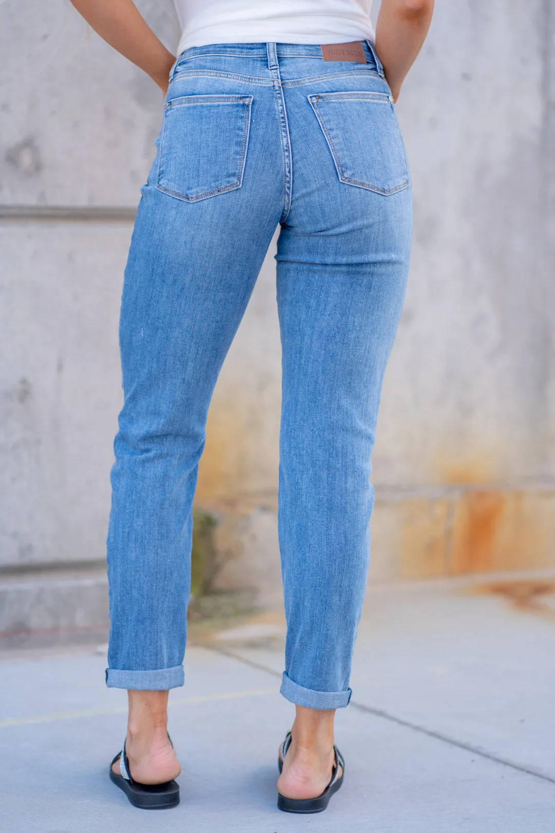 Marcelle Cuffed Hem Slim Regular & Plus Sizes