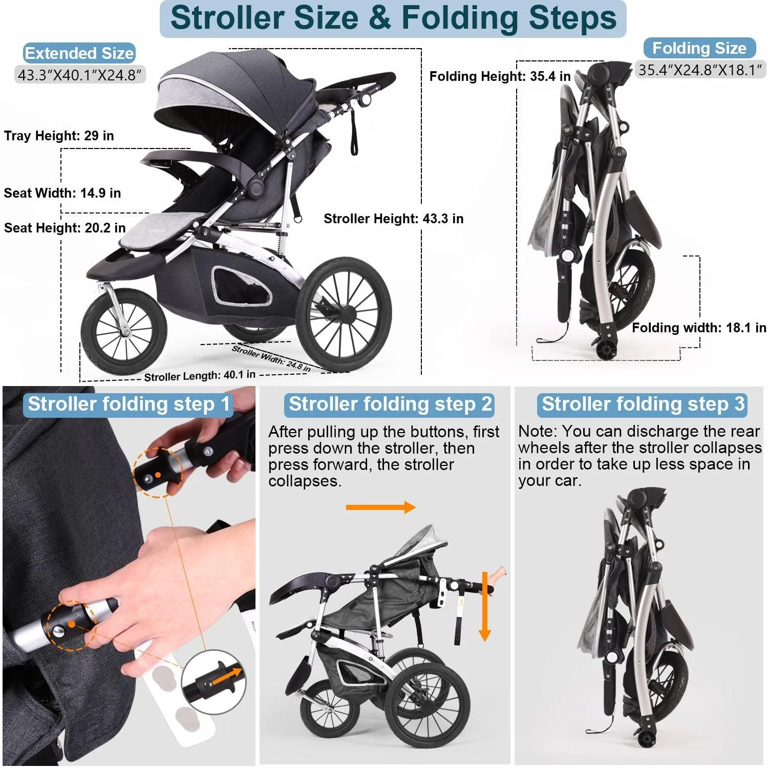 Maternity 2-in-1 Single Toddler Jogging Stroller