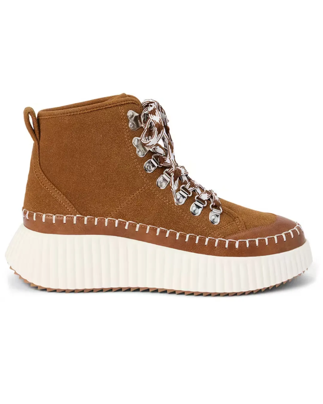 Matisse: Trek Lace Up Hiker Sneaker Boot - Chestnut