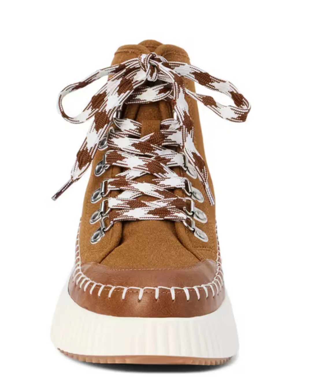 Matisse: Trek Lace Up Hiker Sneaker Boot - Chestnut