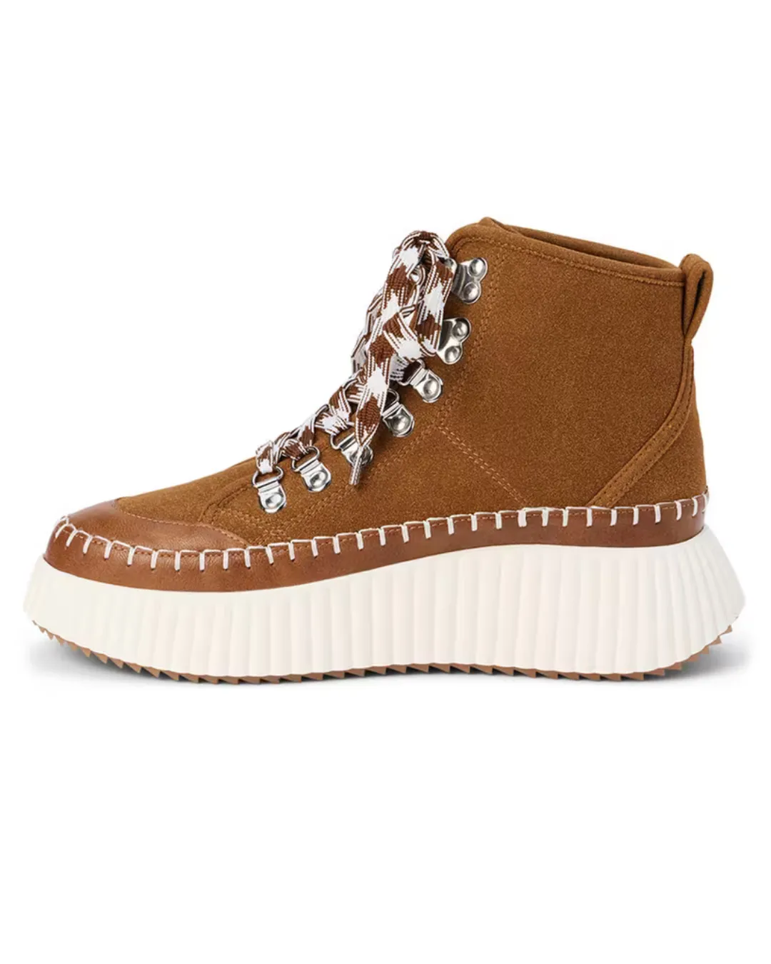 Matisse: Trek Lace Up Hiker Sneaker Boot - Chestnut