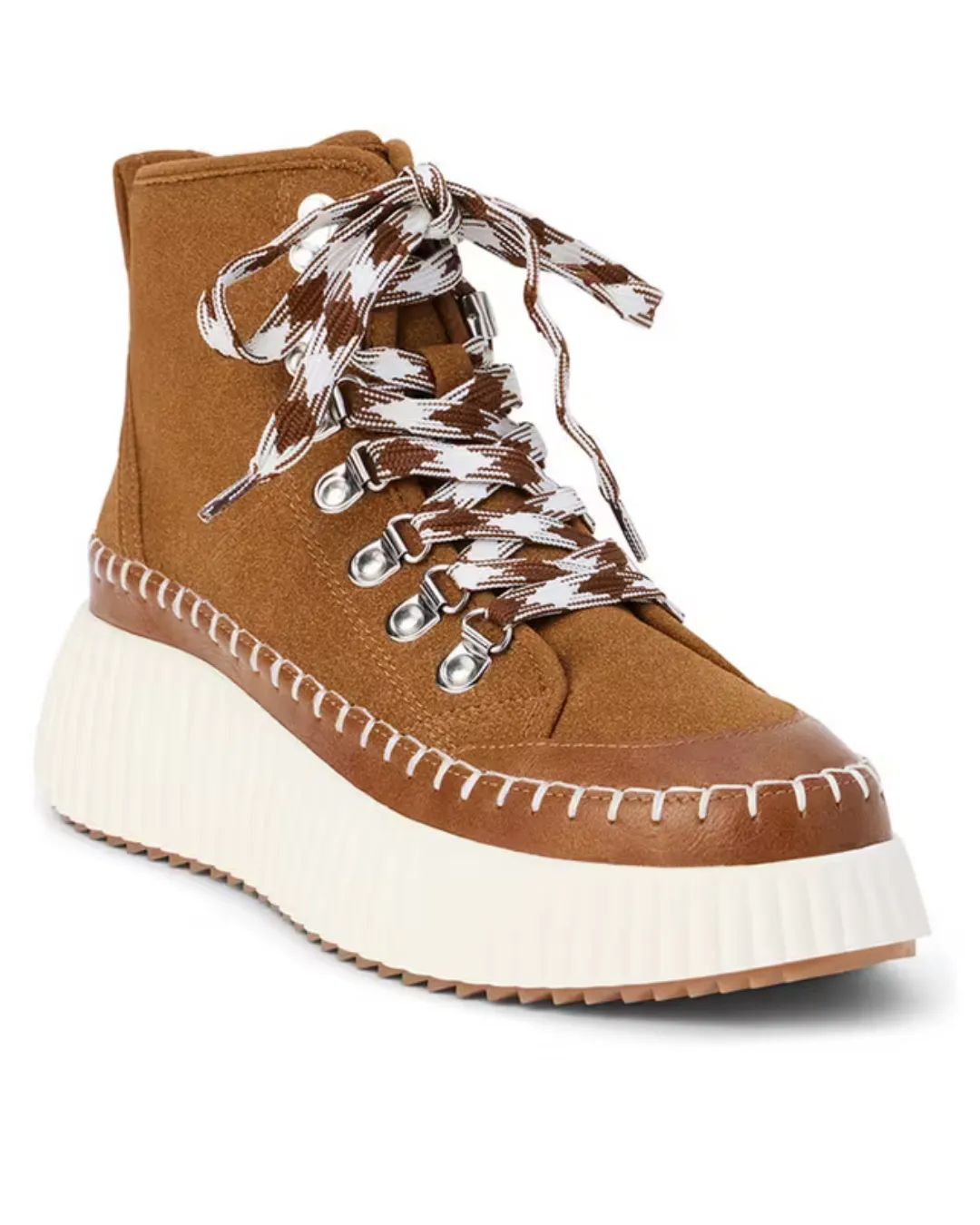 Matisse: Trek Lace Up Hiker Sneaker Boot - Chestnut