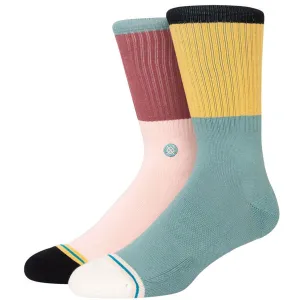 Men's Blocked Crew Socks