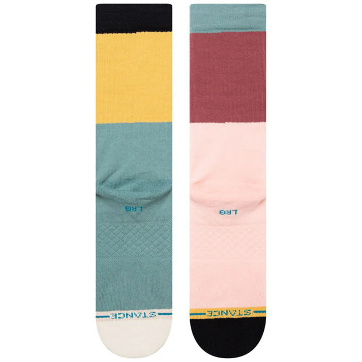 Men's Blocked Crew Socks