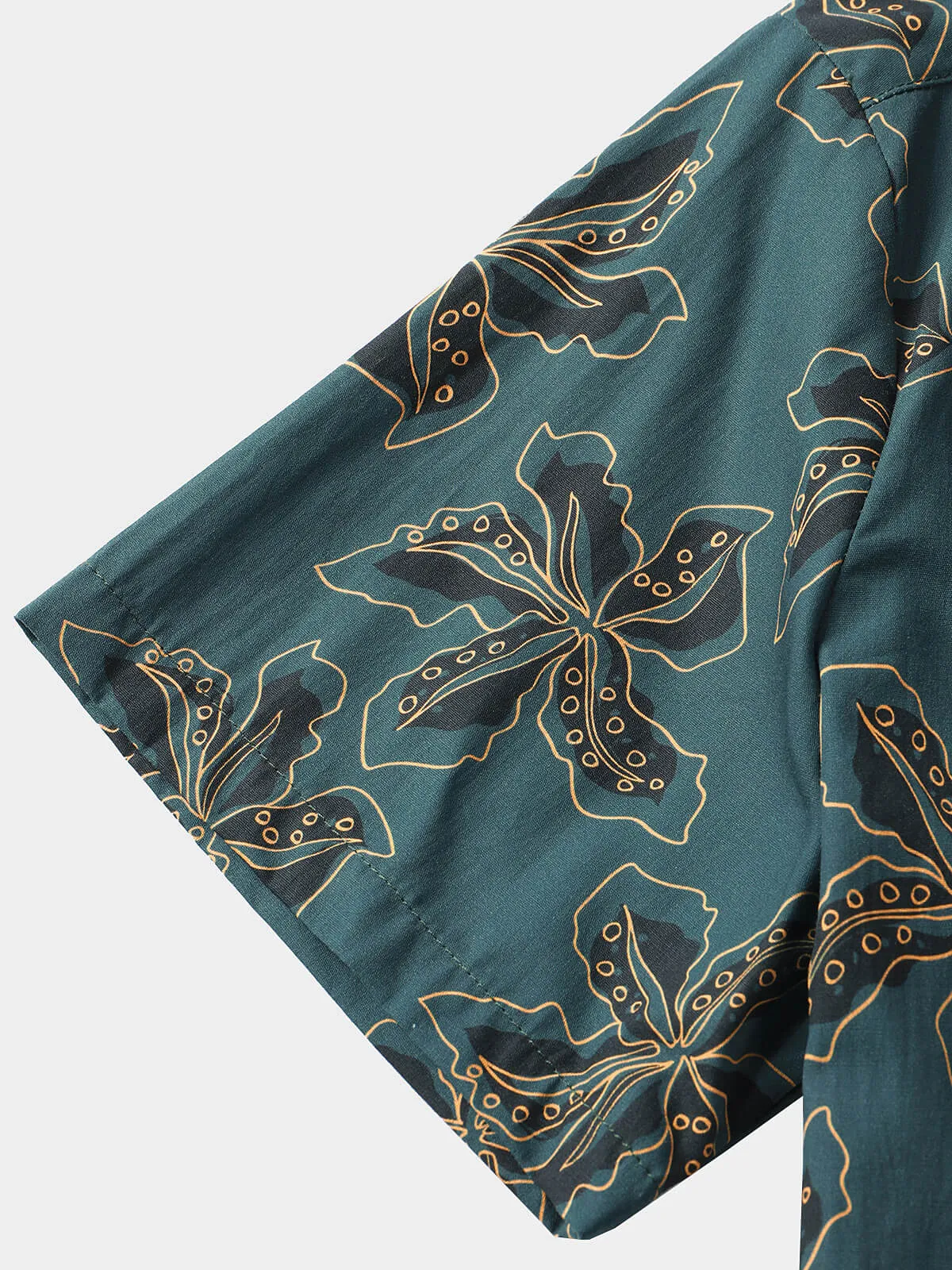 Men's Floral Vintage Beach Hawaiian Holiday Short Sleeve Shirt