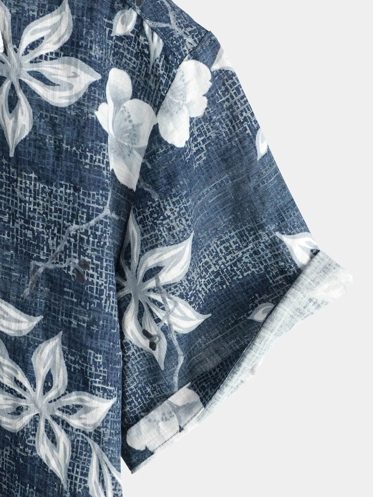 Men's Hawaiian Floral Short Sleeve Button Summer Beach Shirt