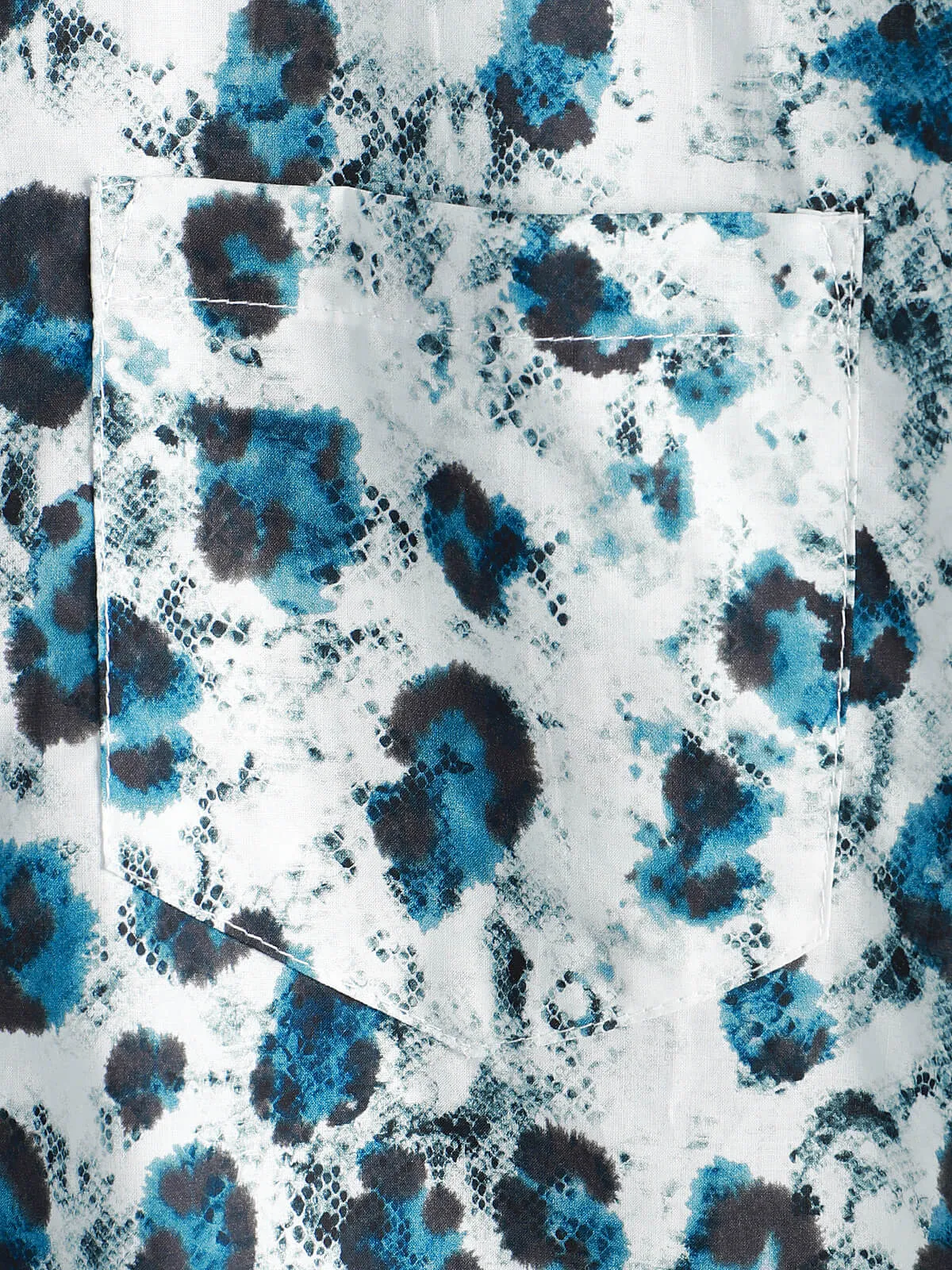 Men's Short Sleeve Button Up Shirt Funny Cool Leopard Print Summer Shirt