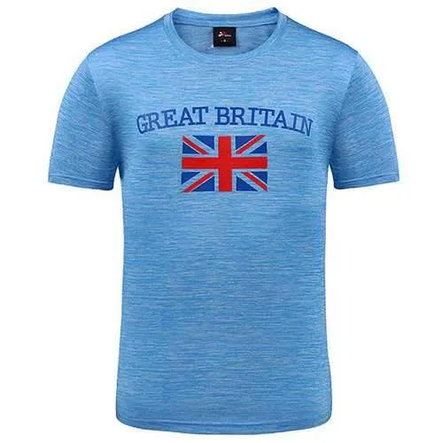 Mens Summer British Style Printed Tee Tops O-neck Short Sleeve Casual T-shirt