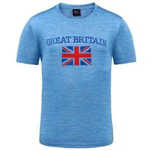 Mens Summer British Style Printed Tee Tops O-neck Short Sleeve Casual T-shirt