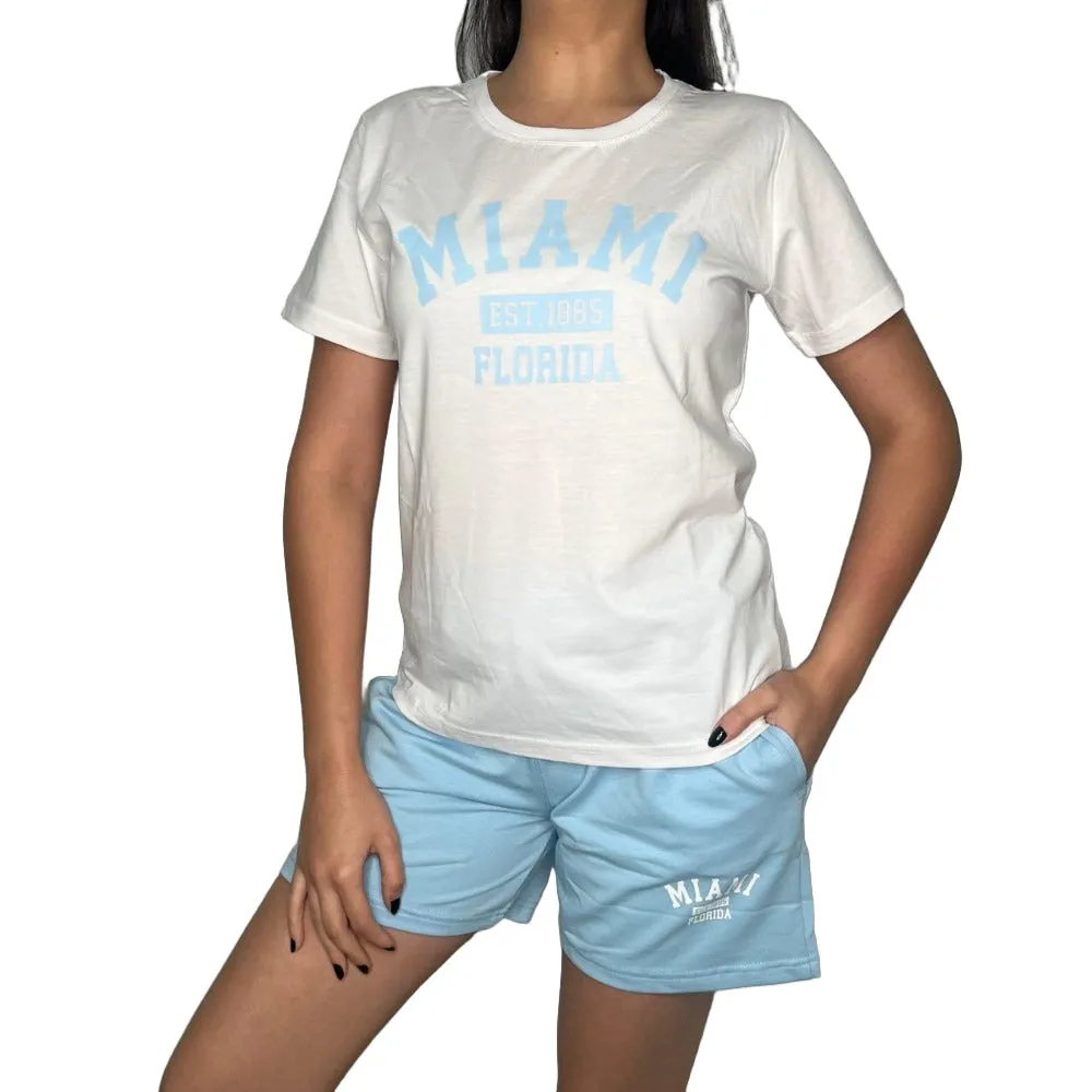 Miami shorts set