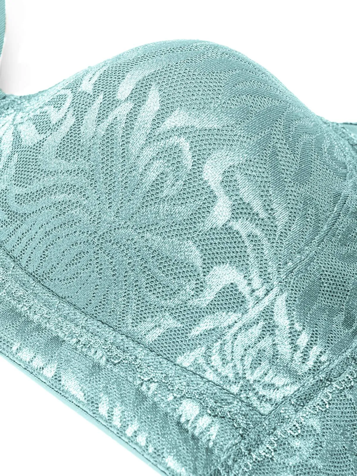 Minimizer Full Coverage Bra Non Padded Wire-free Mint Green