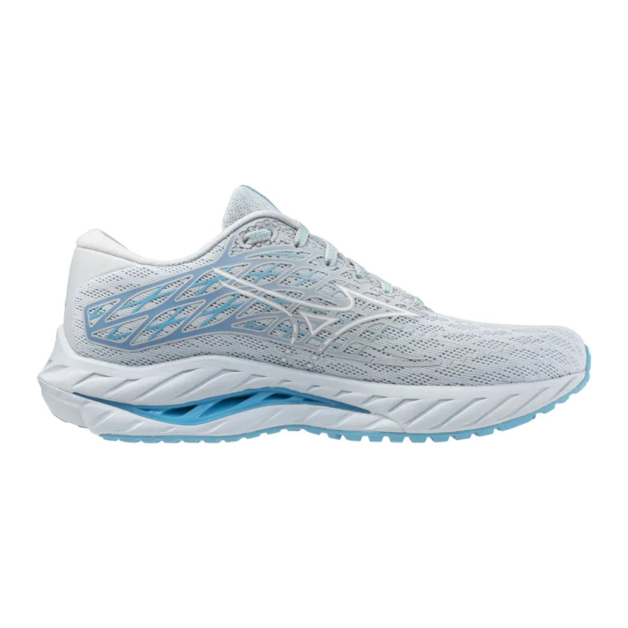 Mizuno Wave Inspire 20 (Womens) - Light Blue/ White
