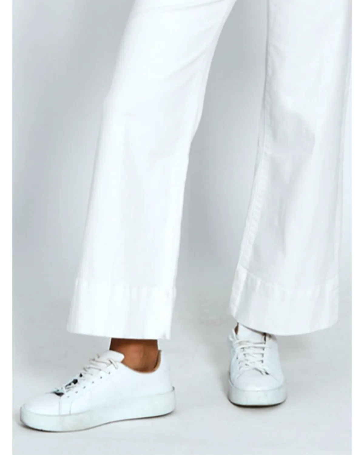 Monaco Jeans Milan Wide Leg Jean - White