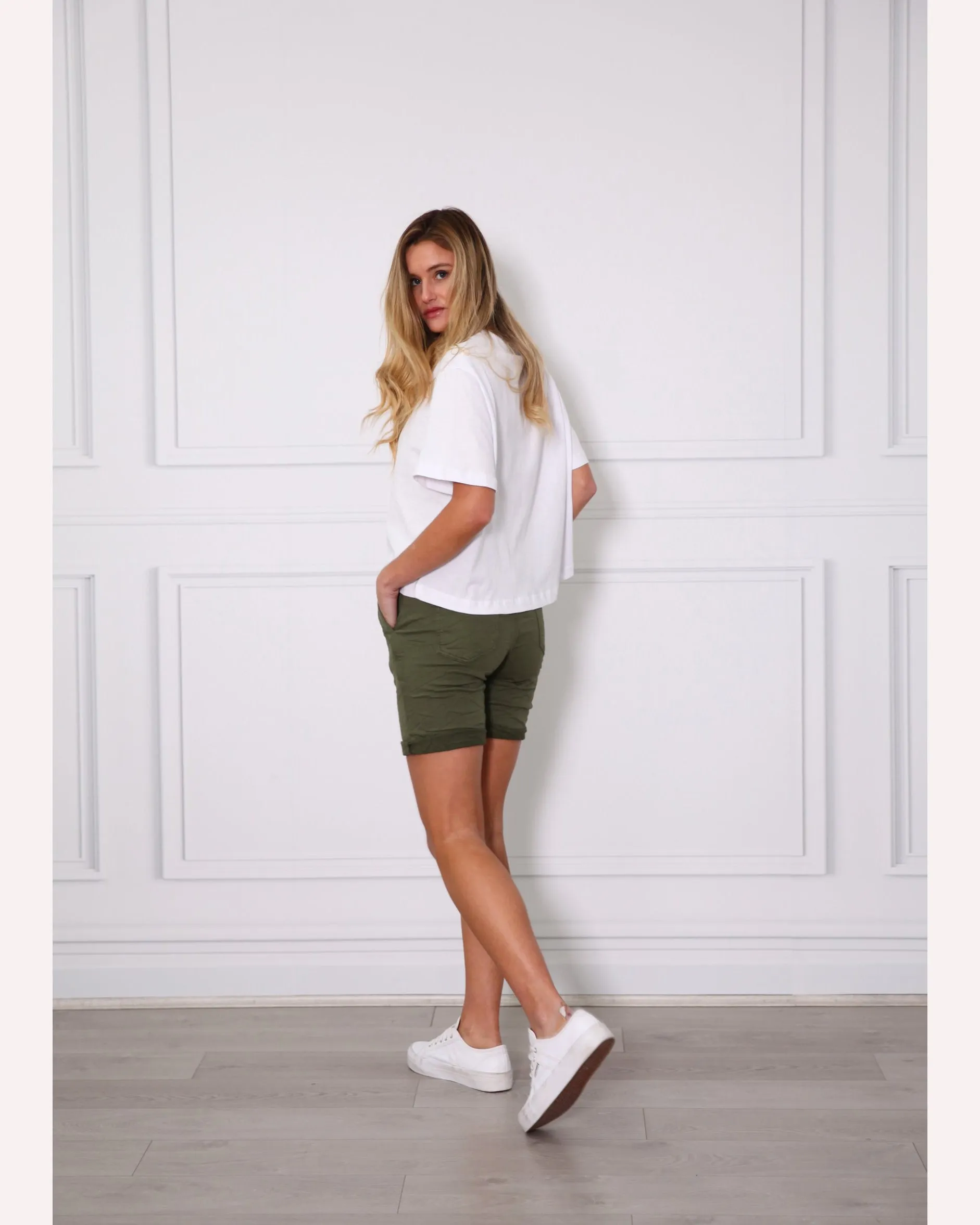 Monaco Jeans Riley Short - Khaki