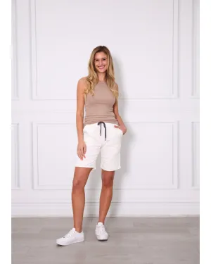 Monaco Jeans Riley Short - White