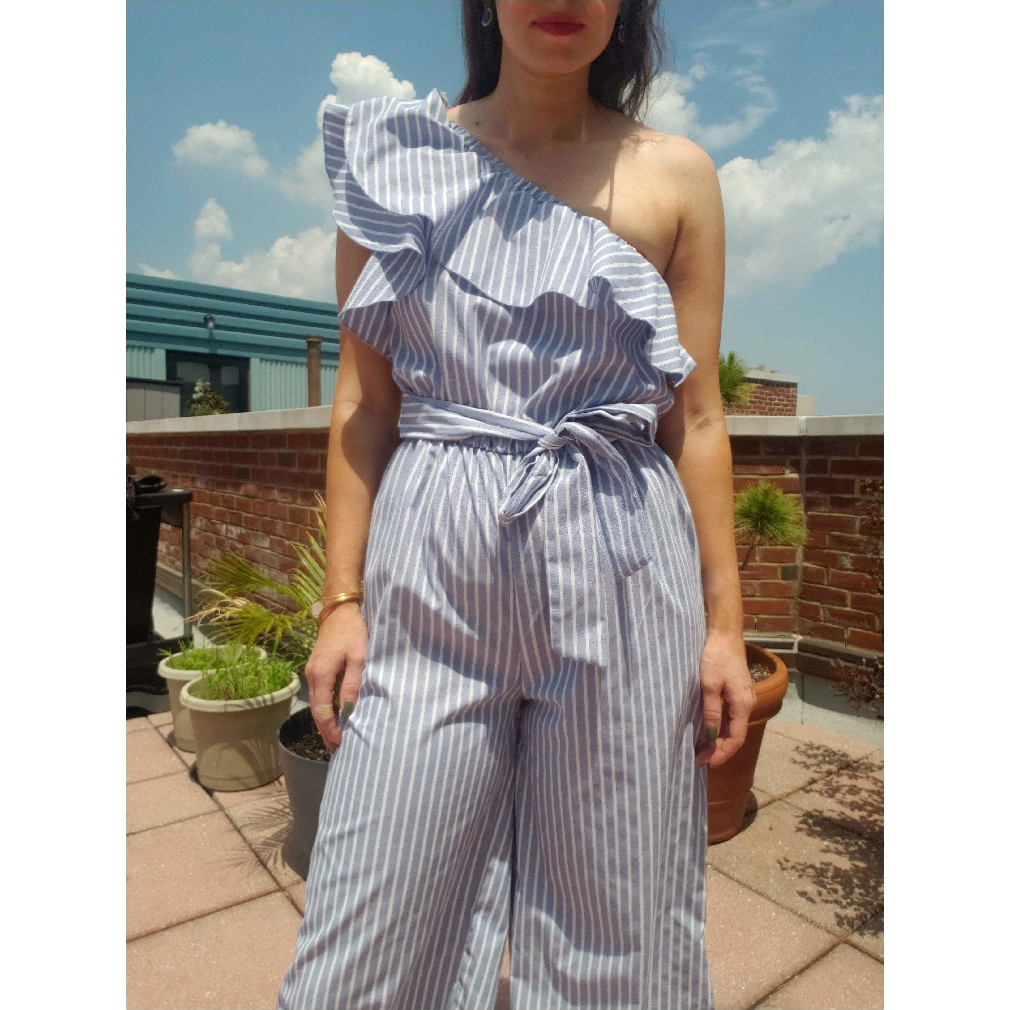 Montauk One Shoulder Jumpsuit