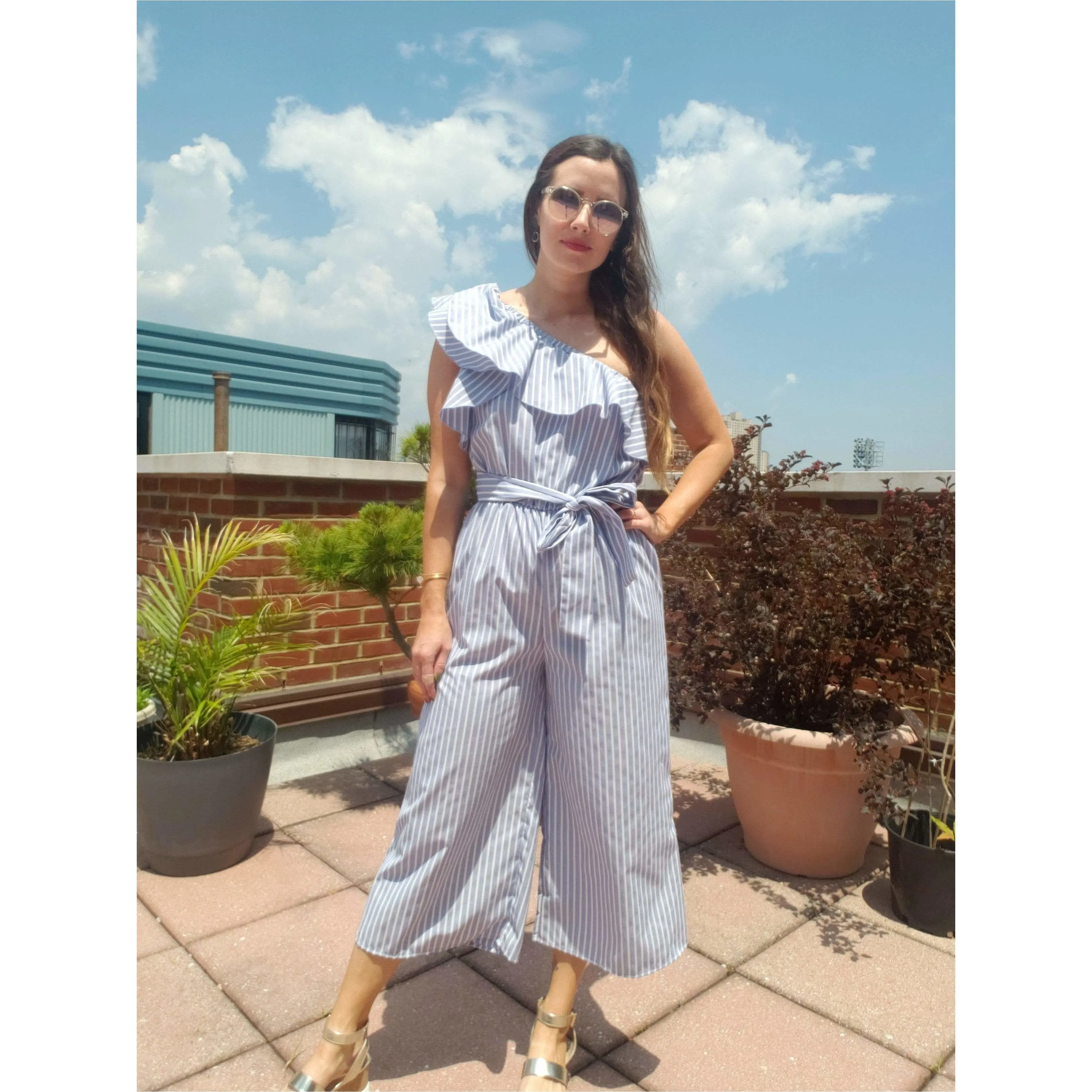 Montauk One Shoulder Jumpsuit