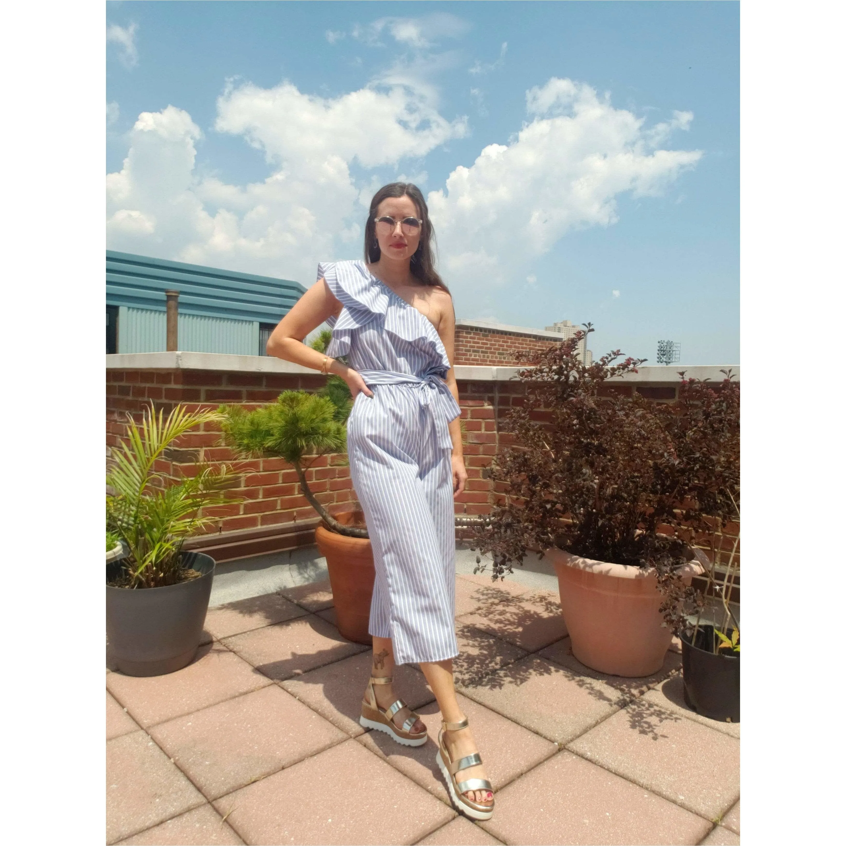 Montauk One Shoulder Jumpsuit