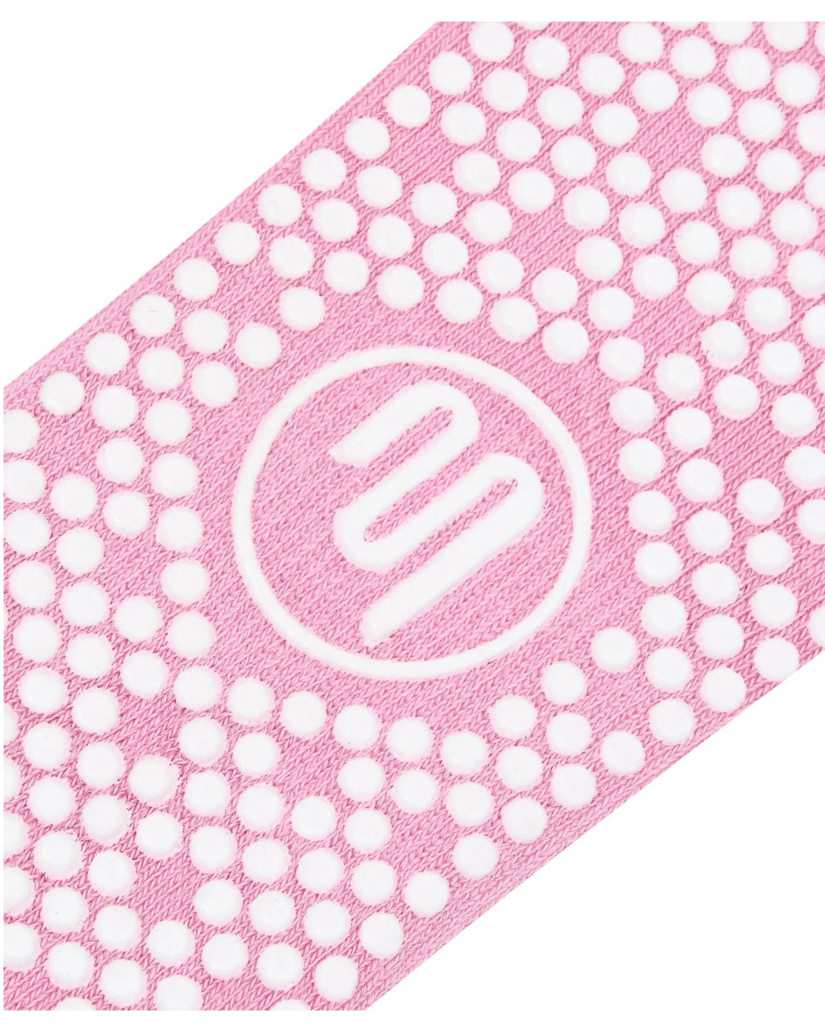 Move Active Crew Non Slip Grip Socks - Sorbet Pink Stripe