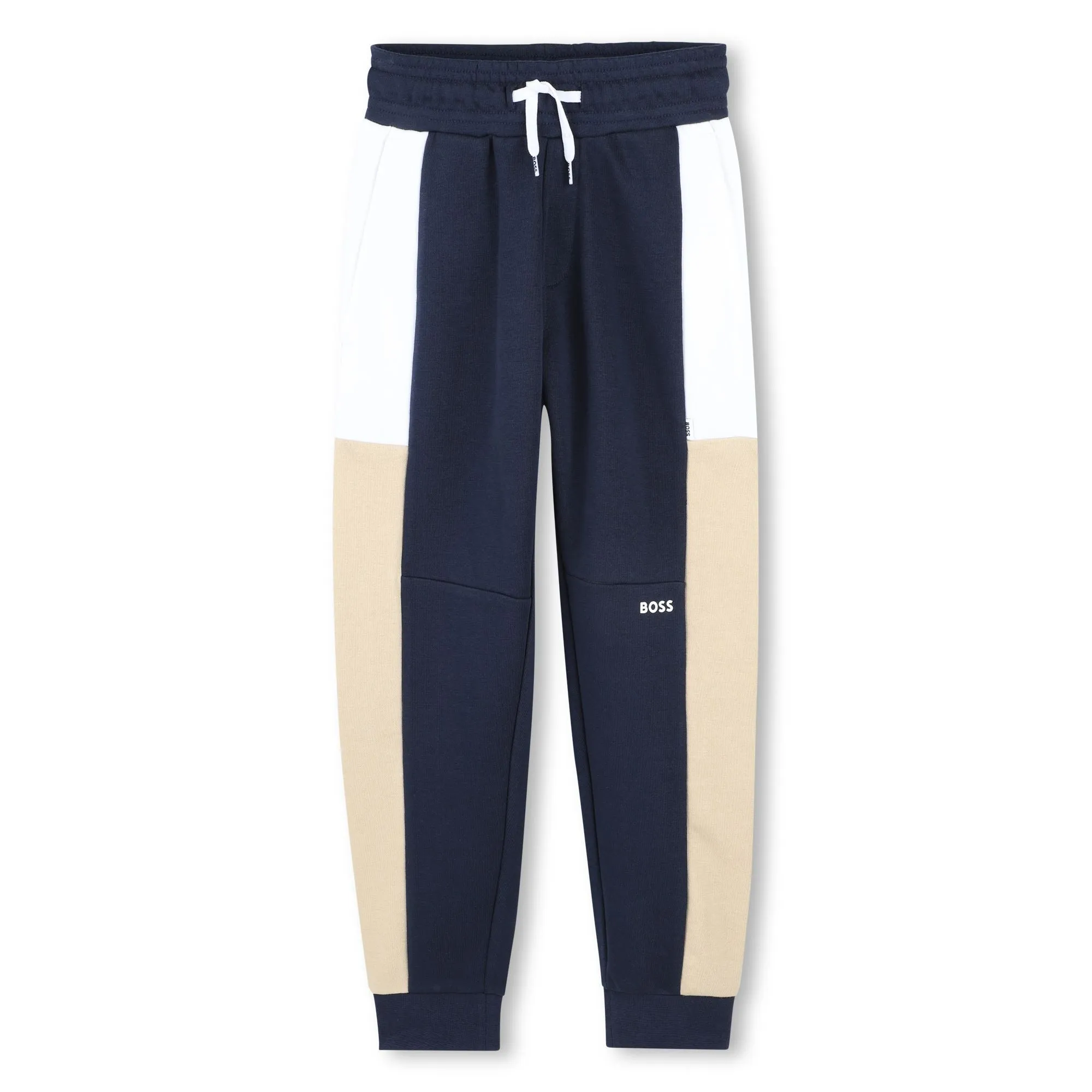 Navy Cotton Jogging Bottoms