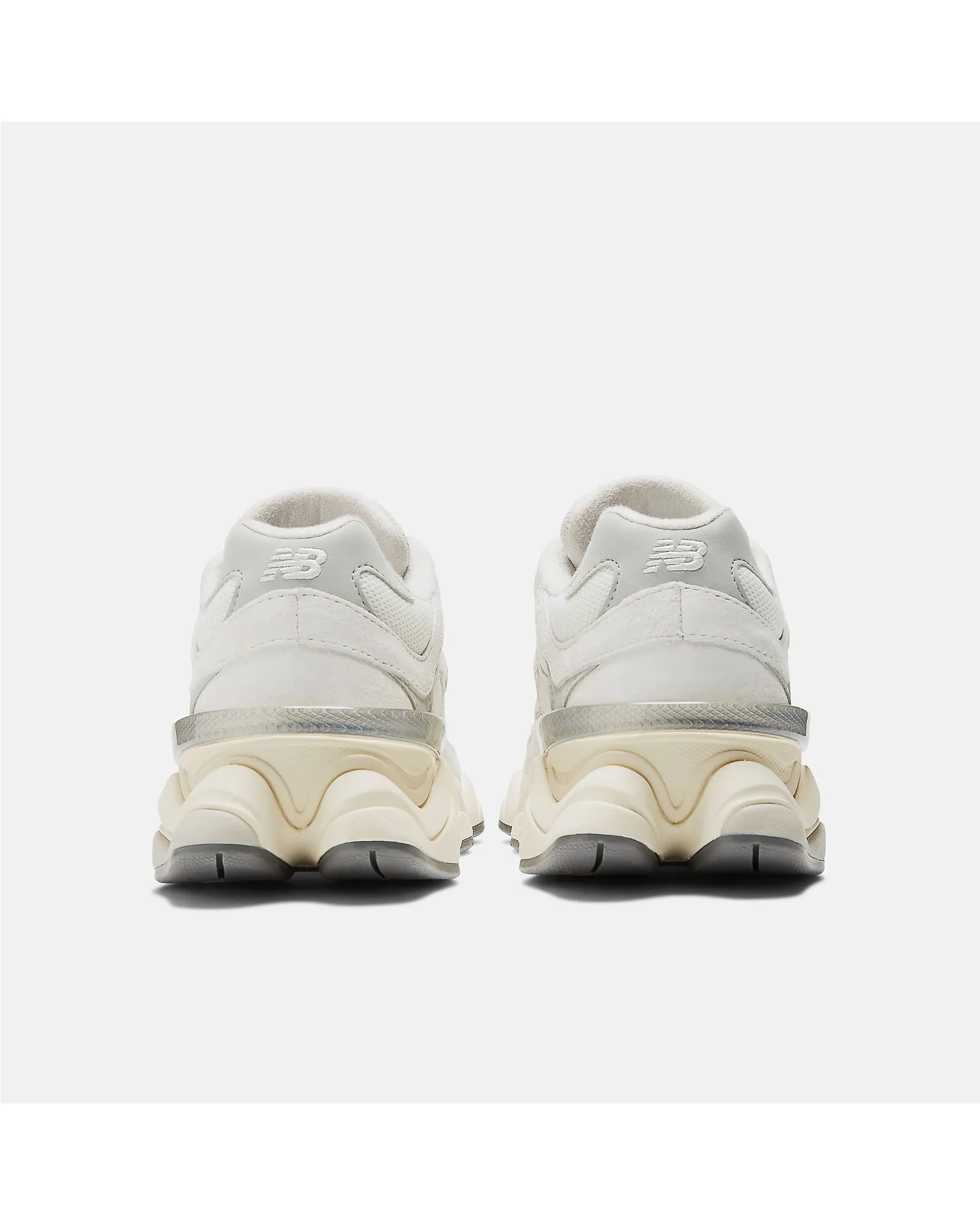New Balance 9060 Sneaker -  Sea Salt with Concrete and Silver Metallic