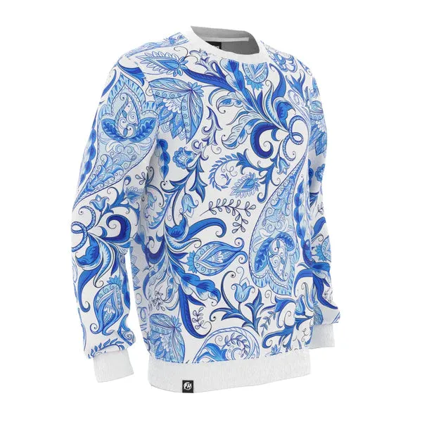 NEW Freshhoods Unisex Blue Garden Sweatshirt - Size Large Retails $68 