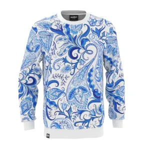 NEW Freshhoods Unisex Blue Garden Sweatshirt - Size Large Retails $68 