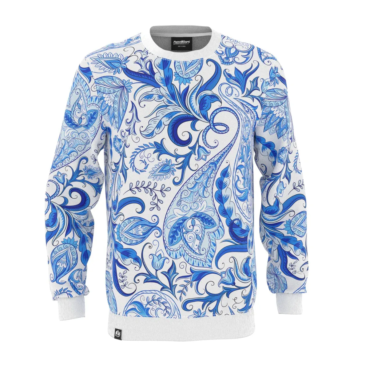 NEW Freshhoods Unisex Blue Garden Sweatshirt - Size Large Retails $68 