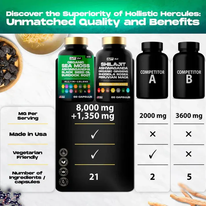 NEW Retails $140 Perfect Fuel Blend Organic Sea Moss & Shilajit BB: 06/26