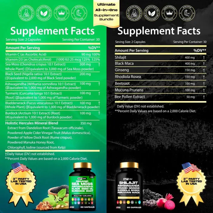 NEW Retails $140 Perfect Fuel Blend Organic Sea Moss & Shilajit BB: 06/26