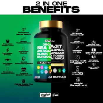 NEW Retails $140 Perfect Fuel Blend Organic Sea Moss & Shilajit BB: 06/26