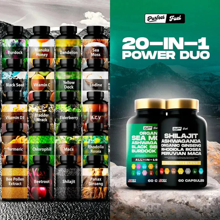 NEW Retails $140 Perfect Fuel Blend Organic Sea Moss & Shilajit BB: 06/26