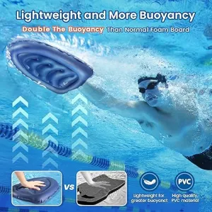 NEW Sportneer Swimming Kickboard Water Aerobics Equipment Inflatable Kickboard Swimming Training Portable Buoy Training Aid Float for Swimming